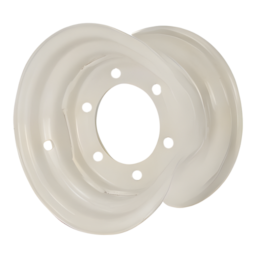 [28077] 6"W x 10"D, Off White 6-Hole Implement