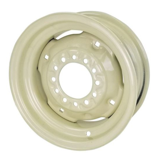 [28105] 6"W x 15"D, Off White 6-Hole Implement