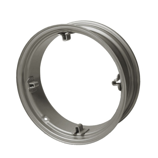 [28365] 8"W x 24"D, Case IH Silver Mist 4-Hole Rim, Clamp/Loop Style