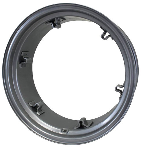 [28373] 10"W x 24"D, Case IH Silver Mist 6-Hole Rim, Clamp/Loop Style