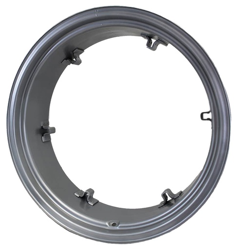 [28392] 10"W x 28"D, Case IH Silver Mist 6-Hole Rim, Clamp/Loop Style