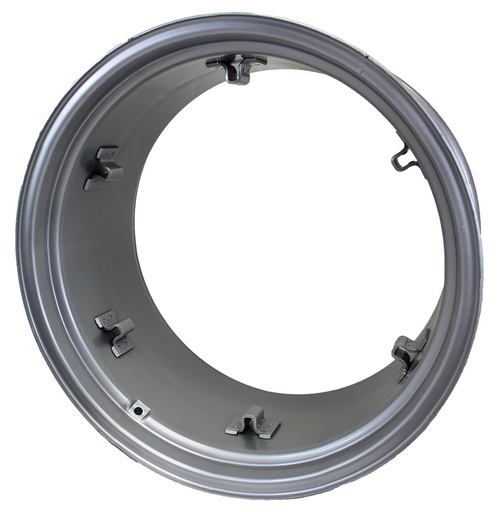 [28397] 12"W x 28"D, John Deere Yellow 6-Hole Rim, Clamp/Loop Style
