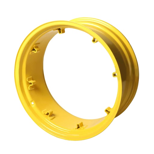 [28410-JDY] 13"W x 30"D, John Deere Yellow 8-Hole Rim with Clamp/Loop Style