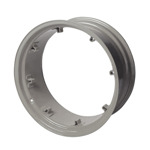 [28411] 13"W x 30"D, Case IH Silver Mist 8-Hole Rim, Clamp/Loop Style