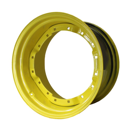 [28512] 12"W x 26"D, John Deere Yellow 8-Hole Waffle Wheel (Groups of 2 Bolts)