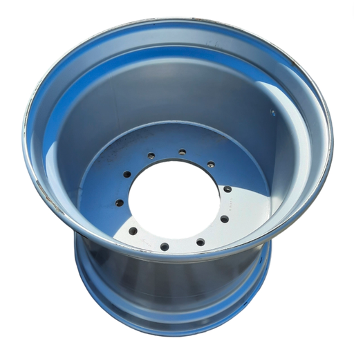 [69872] 24"W x 26.5"D, Silver 10-Hole Flat Plate , -2.94" Offset