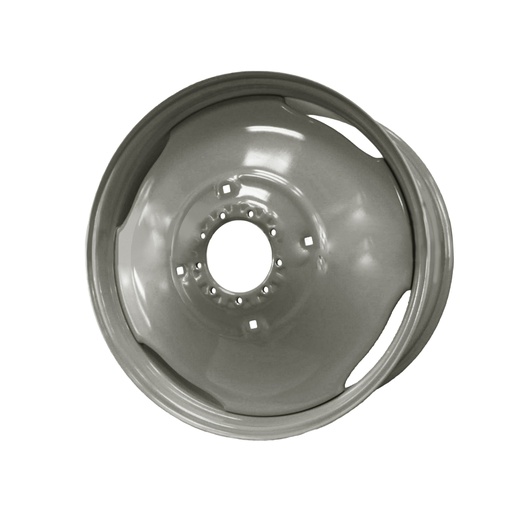 [40023] 18"W x 38"D, Case IH Silver Mist 9-Hole Stamped Plate , -10.88" Offset