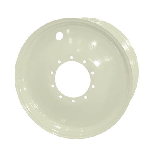 [40067] 16"W x 34"D, New Holland White 10-Hole Formed Plate , -7.75" Offset