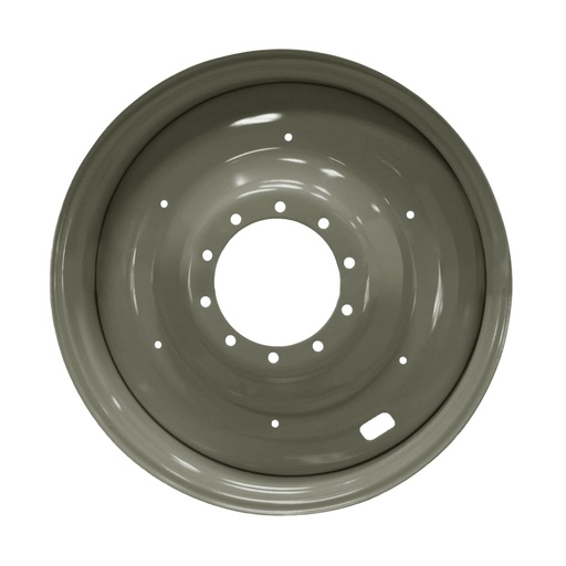 [40103] 16"W x 38"D, Case IH Silver Mist 10-Hole Formed Plate , -10.88" Offset