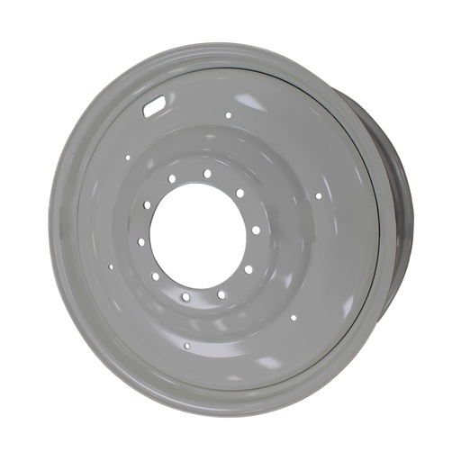 [40133] 18"W x 38"D, Case IH Silver Mist 10-Hole Formed Plate , -11.88" Offset