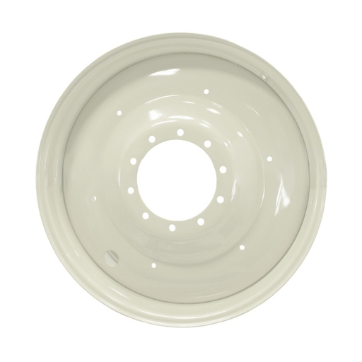 [40185] 25"W x 38"D, Ford / New Holland White 10-Hole Formed Plate , -11.25" Offset