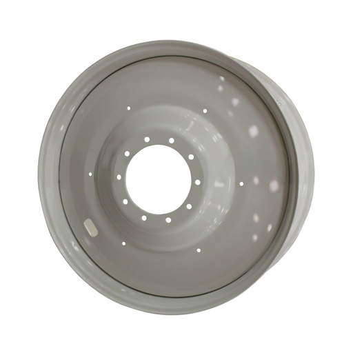 [40242] 16"W x 42"D, Case IH Silver Mist 10-Hole Formed Plate , -10.75" Offset