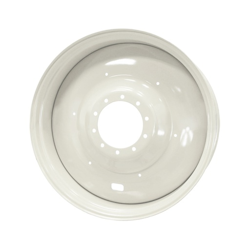 [40278] 18"W x 42"D, Ford / New Holland White 10-Hole Formed Plate , -6.88" Offset