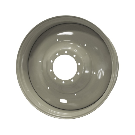 [40281] 18"W x 42"D, Case IH Silver Mist 10-Hole Formed Plate , -6.88" Offset