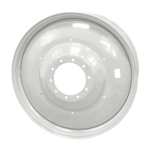 [40291] 18"W x 42"D, Ford / New Holland White 10-Hole Formed Plate , -11.88" Offset