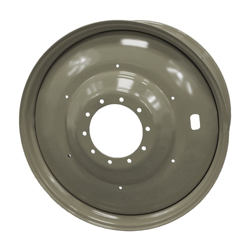 [40294] 18"W x 42"D, Case IH Silver Mist 10-Hole Formed Plate , -11.88" Offset