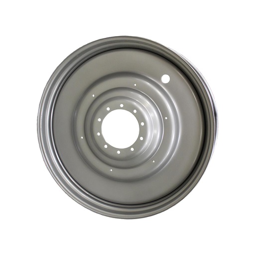 [40379] 10"W x 46"D, Case IH Silver Mist 10-Hole Formed Plate , -10" Offset