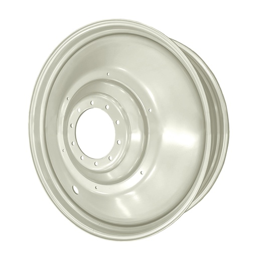[40421] 12"W x 46"D, Ford / New Holland White 10-Hole Formed Plate , -9" Offset