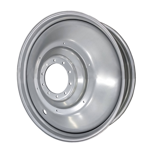 [40424] 12"W x 46"D, Case IH Silver Mist 10-Hole Formed Plate , -9" Offset