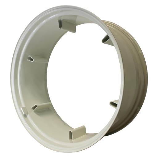 [41408] 18"W x 42"D, Ford / New Holland White 6-Hole Rod Style Dual 4WD