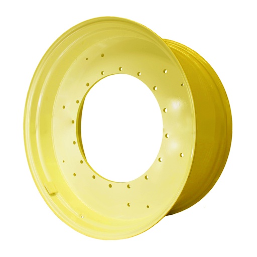 [41481] 18"W x 42"D, Industrial Yellow  16-Hole Rod Style Prime 4WD , 1.5" Offset