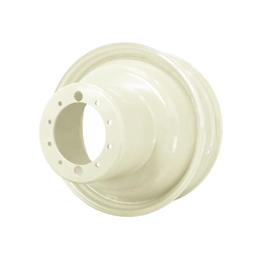 [42007] 15"W x 34"D, Ford / New Holland White 10-Hole FWA Direct Bolt Dual