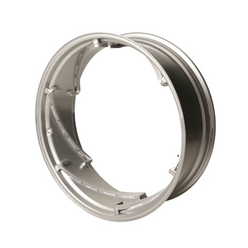[43169] 10"W x 36"D, Silver Aluminum 6-Hole Power Adjust
