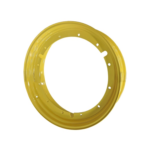 [47829] 12"W x 38"D, John Deere Yellow 12-Hole Stub Disc , 2" Offset