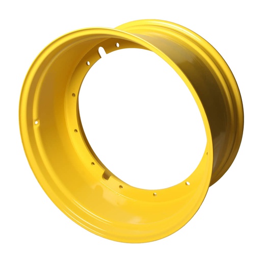 [47966] 18"W x 38"D, John Deere Yellow 12-Hole Stub Disc , -3.25" Offset