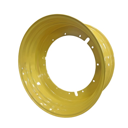 [48326] 20"W x 42"D, John Deere Yellow 12-Hole Stub Disc , -3.38" Offset