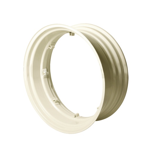[48911] 12"W x 38"D, New Holland White 8-Hole Rim, Clamp/Loop Style