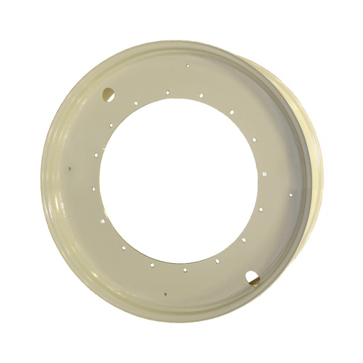 [53175] 16"W x 46"D, Ford / New Holland White 16-Hole Stub Disc , 4.38" Offset