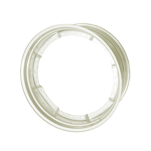 [55305] 16"W x 38"D, Ford / New Holland White 12-Hole Waffle Wheel (Groups of 3 bolts)