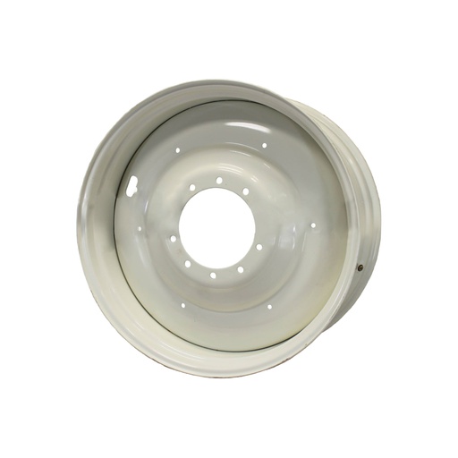 [62547] 18"W x 38"D, New Holland White 10-Hole Formed Plate , -6.88" Offset