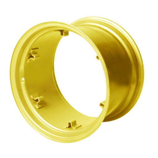 [63043] 15"W x 24"D, John Deere Yellow 6-Hole Rim, Clamp/Loop Style