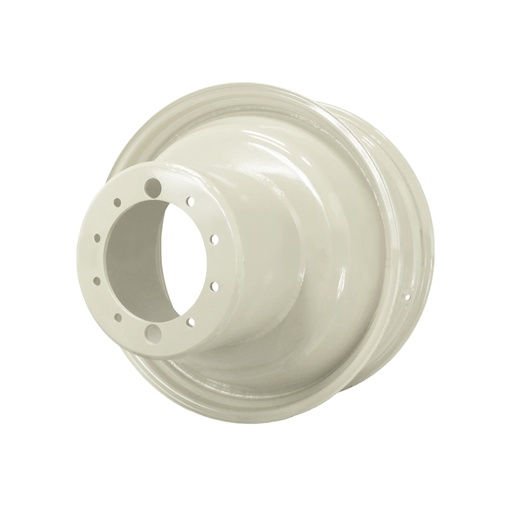 [63744] 10"W x 34"D, New Holland White 10-Hole FWA Direct Bolt Dual , -22.5" Offset