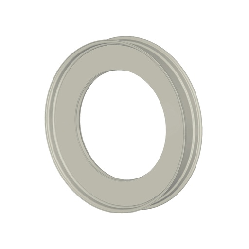 [63778] 25"W x 38"D, IH White 12-Hole Stub Disc , 1.5" Offset