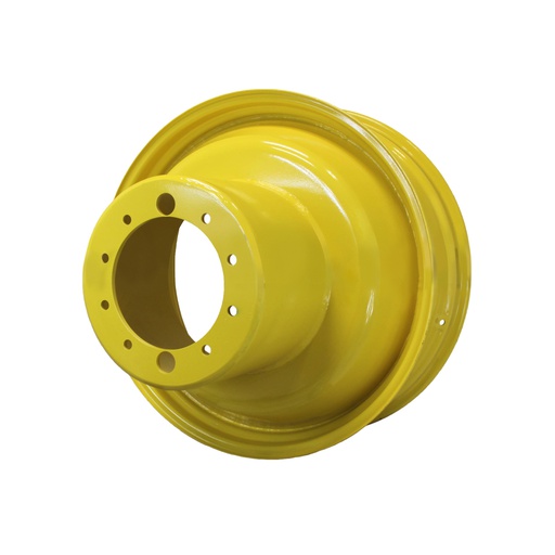 [63837] 10"W x 34"D, John Deere Yellow 10-Hole FWA Direct Bolt Dual , -22.5" Offset