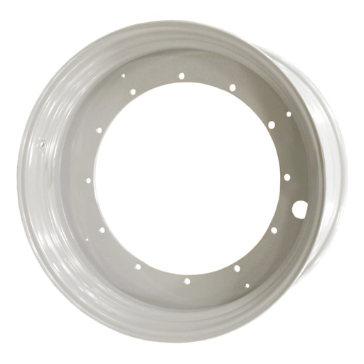 [63839] 23"W x 42"D, IH White 12-Hole Stub Disc , 1.12" Offset