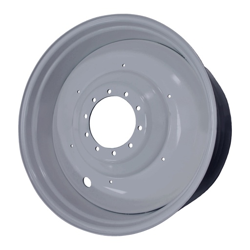 [63849] 20"W x 42"D, Case IH Silver Mist 10-Hole Formed Plate , -12.5" Offset