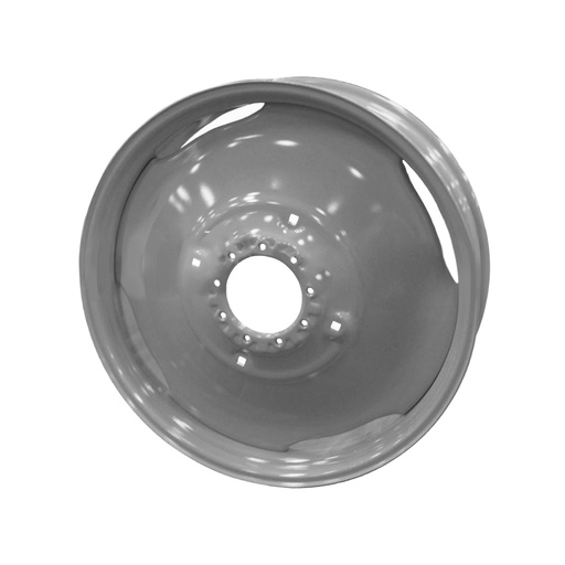 [63916] 10"W x 38"D, Case IH Silver Mist 9-Hole Stamped Plate , -5.38" Offset