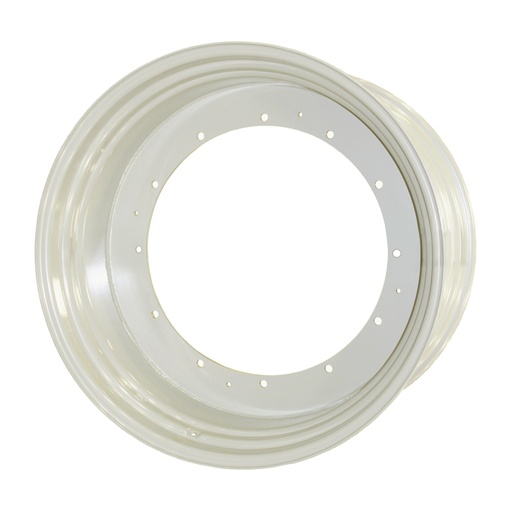 [63942] 28"W x 42"D, IH White 12-Hole Stub Disc , 1.12" Offset