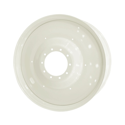 [63949] 16"W x 42"D, Ford / New Holland White 10-Hole Formed Plate , -10.88" Offset