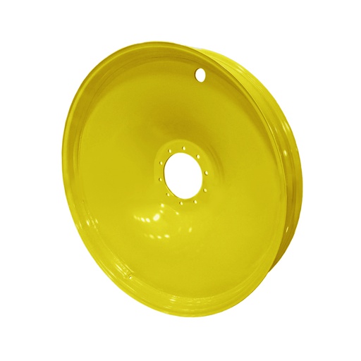 [63965] 8"W x 54"D, John Deere Yellow 10-Hole Spun Disc