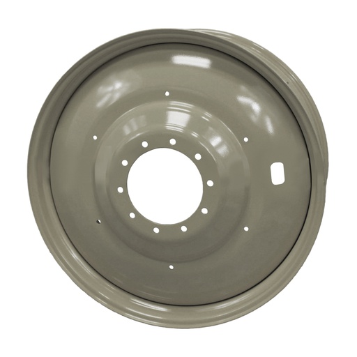 [64021] 18"W x 42"D, Agco Corp Gray 10-Hole Formed Plate , -11.88" Offset