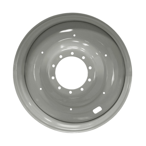 [64055] 16"W x 38"D, Case IH Silver Mist 10-Hole Formed Plate , -8.88" Offset