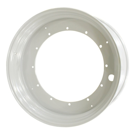 [64066] 23"W x 42"D, Ford / New Holland White 12-Hole Stub Disc , 1.12" Offset