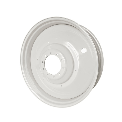 [64100] 13"W x 46"D, New Holland White 10-Hole Formed Plate , -6.62" Offset