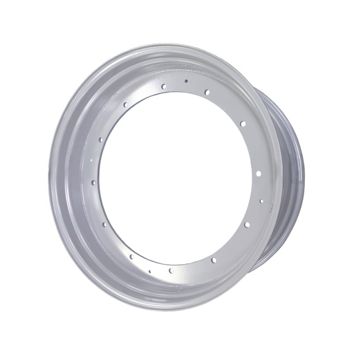 [64105] 18"W x 38"D, Case IH Silver Mist 12-Hole Stub Disc , 2.75" Offset