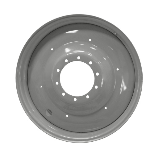 [64120] 25"W x 38"D, Case IH Silver Mist 10-Hole Formed Plate , -11.25" Offset